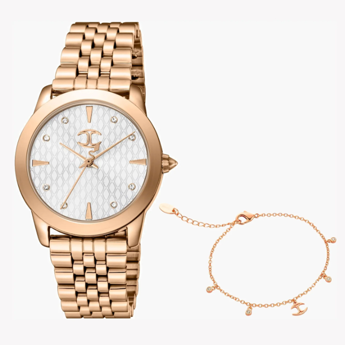 MONTRE JUST CAVALI FEMME SIMPLE ACIER